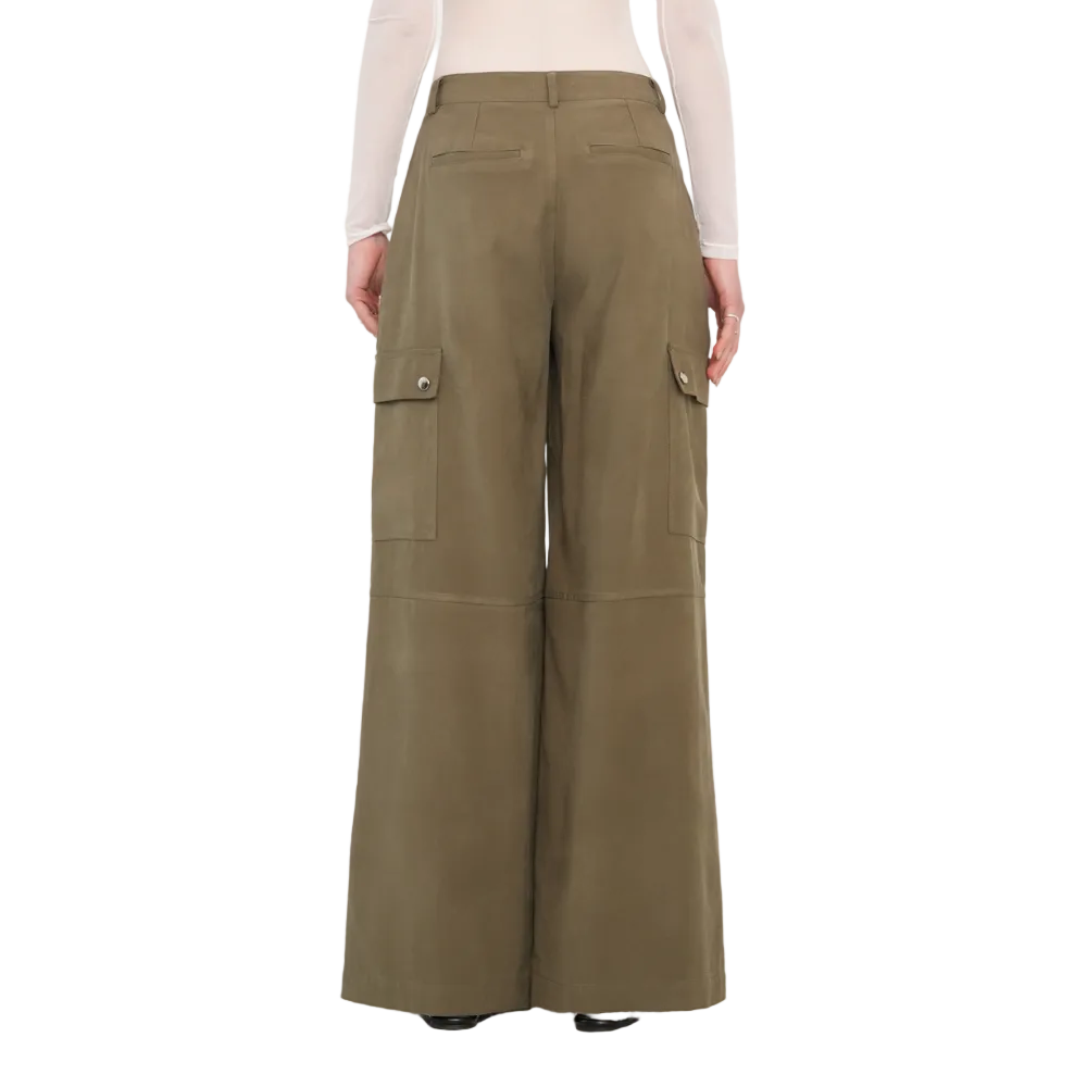 Naf Naf | Pantalón Palazzo Con Bolsillos Diagonales