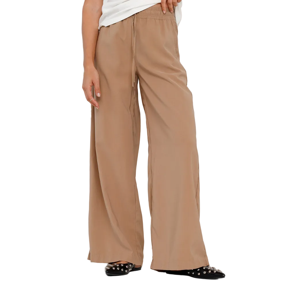 Naf Naf | Pantalón Palazzo Con Cordón