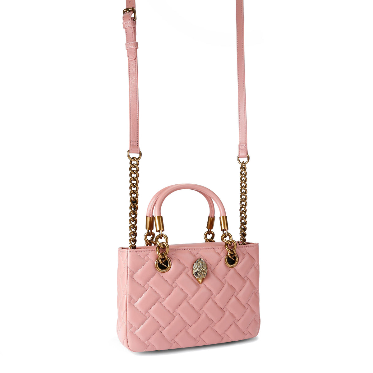 Kurt Geiger | Bolso Tote SQ Kensington de Piel Rosa