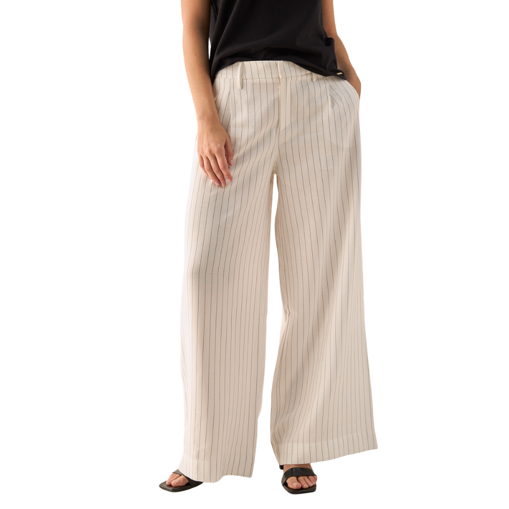 Esprit | Pantalón con Rayas Wide Leg