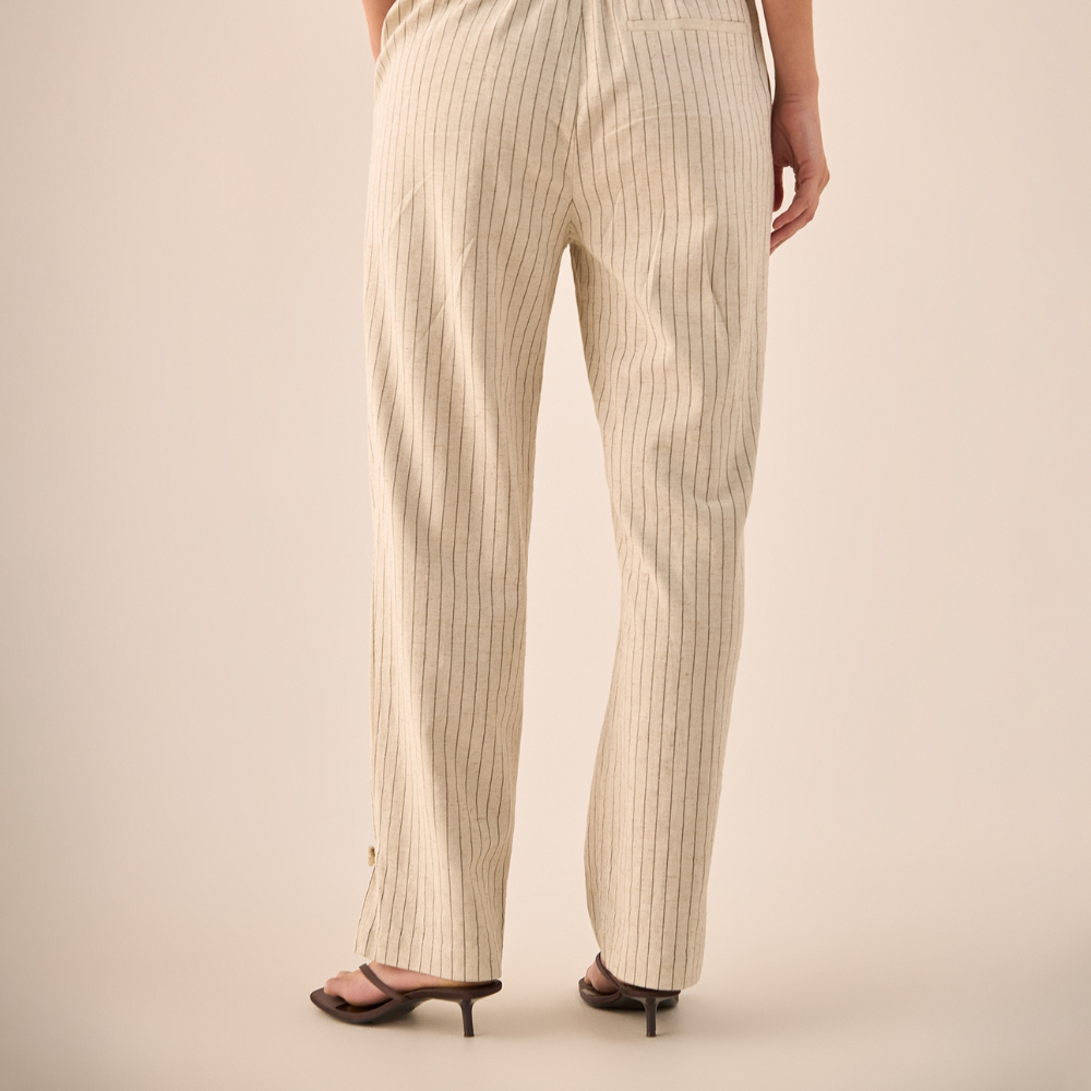 ESPRIT | Pantalón con Rayas Verticales