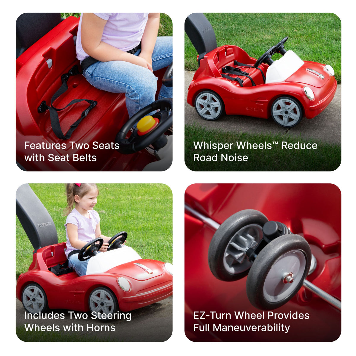 Step 2 | Auto de Paseo Side-by-Side Push Around Roadster™