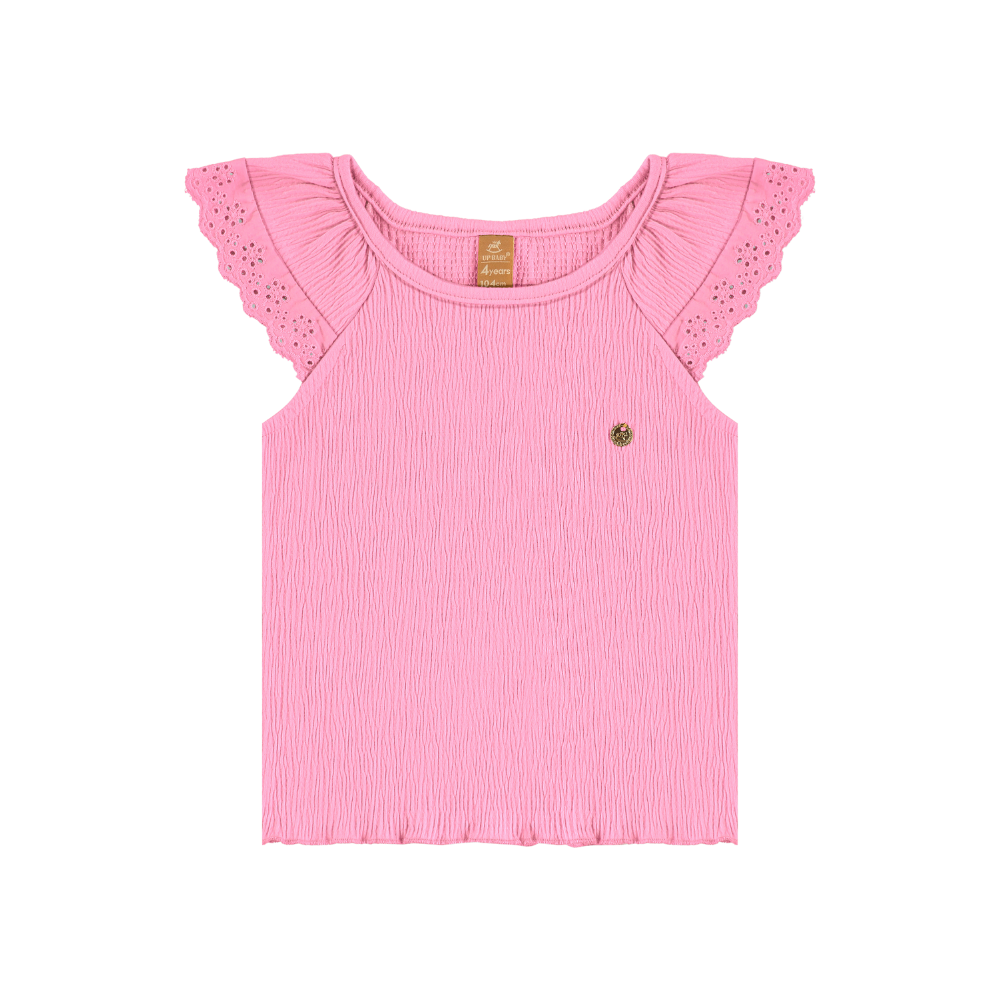 Up Baby | Blusa Texturizada en Punto para Niñas