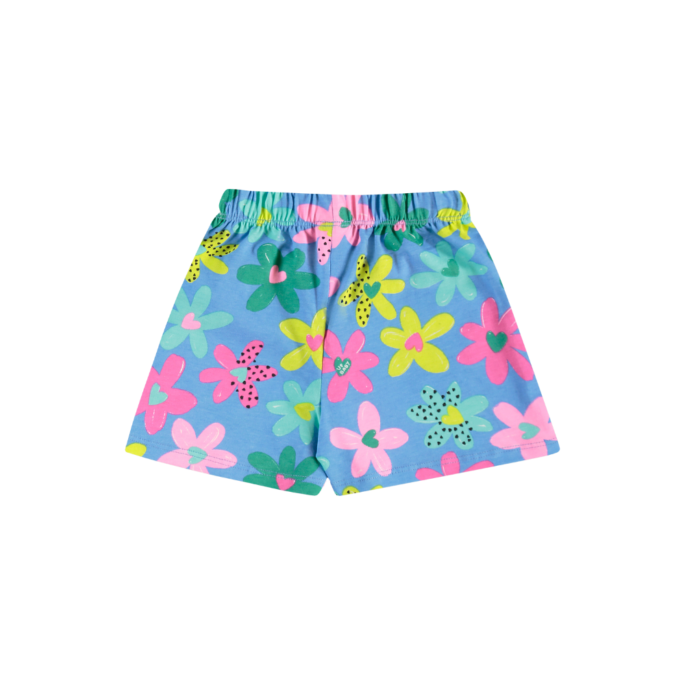 Up Baby | Conjunto de Blusa y Short de Flores para Niñas