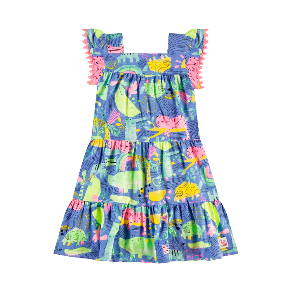 Up Baby | Vestido Punto Flamé para Niñas