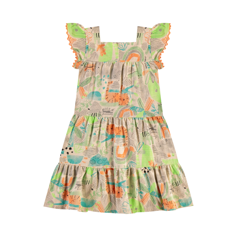 Up Baby | Vestido Punto Flamé para Niñas