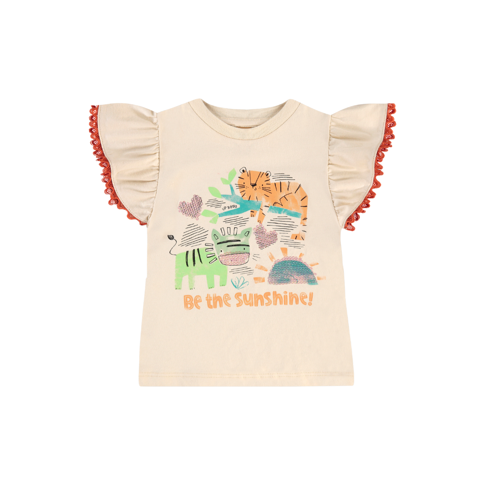 Up Baby | Conjunto de Blusa en Punto y Short para Niñas