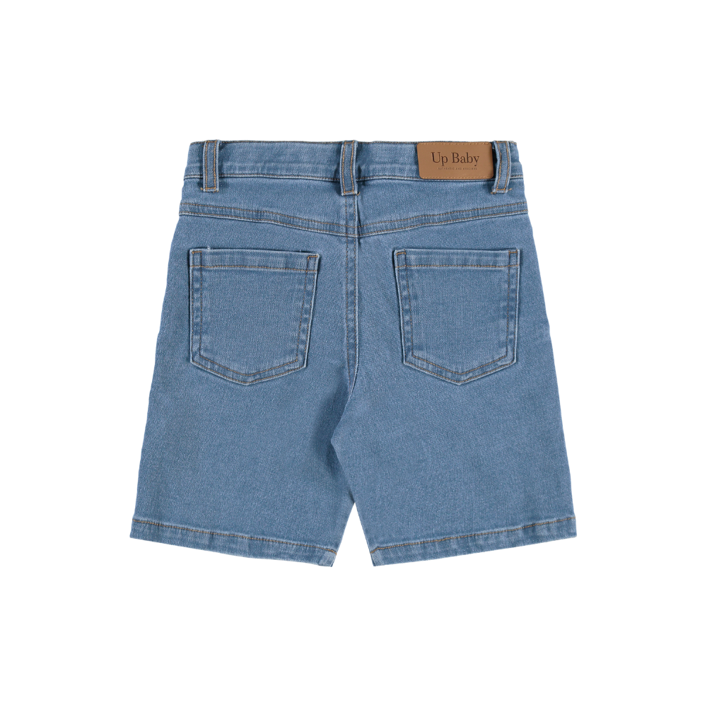 Up Baby | Short Estilo Bermuda Jeans para Niños