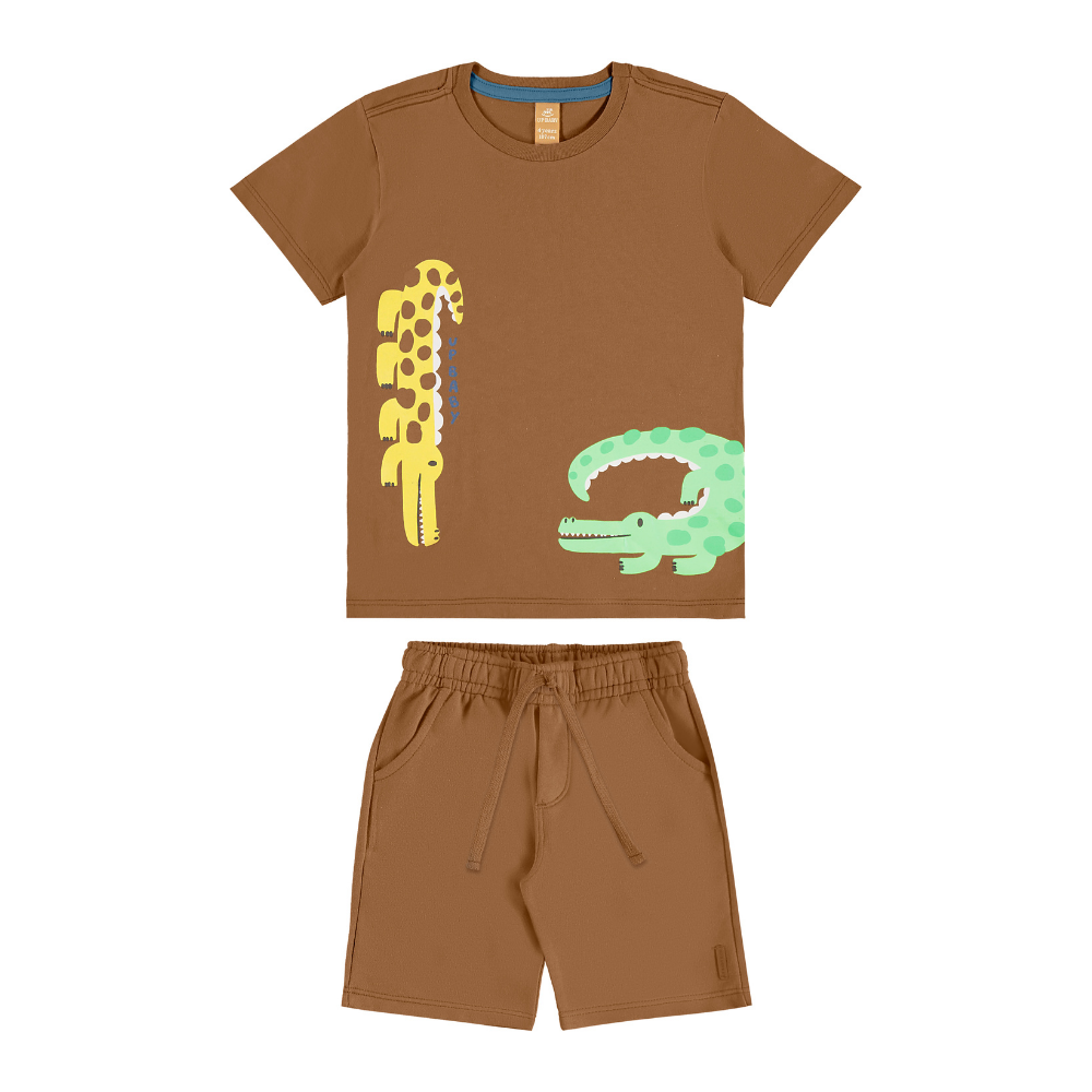 Up Baby | Conjunto de Camiseta y Short Bermuda para Niños