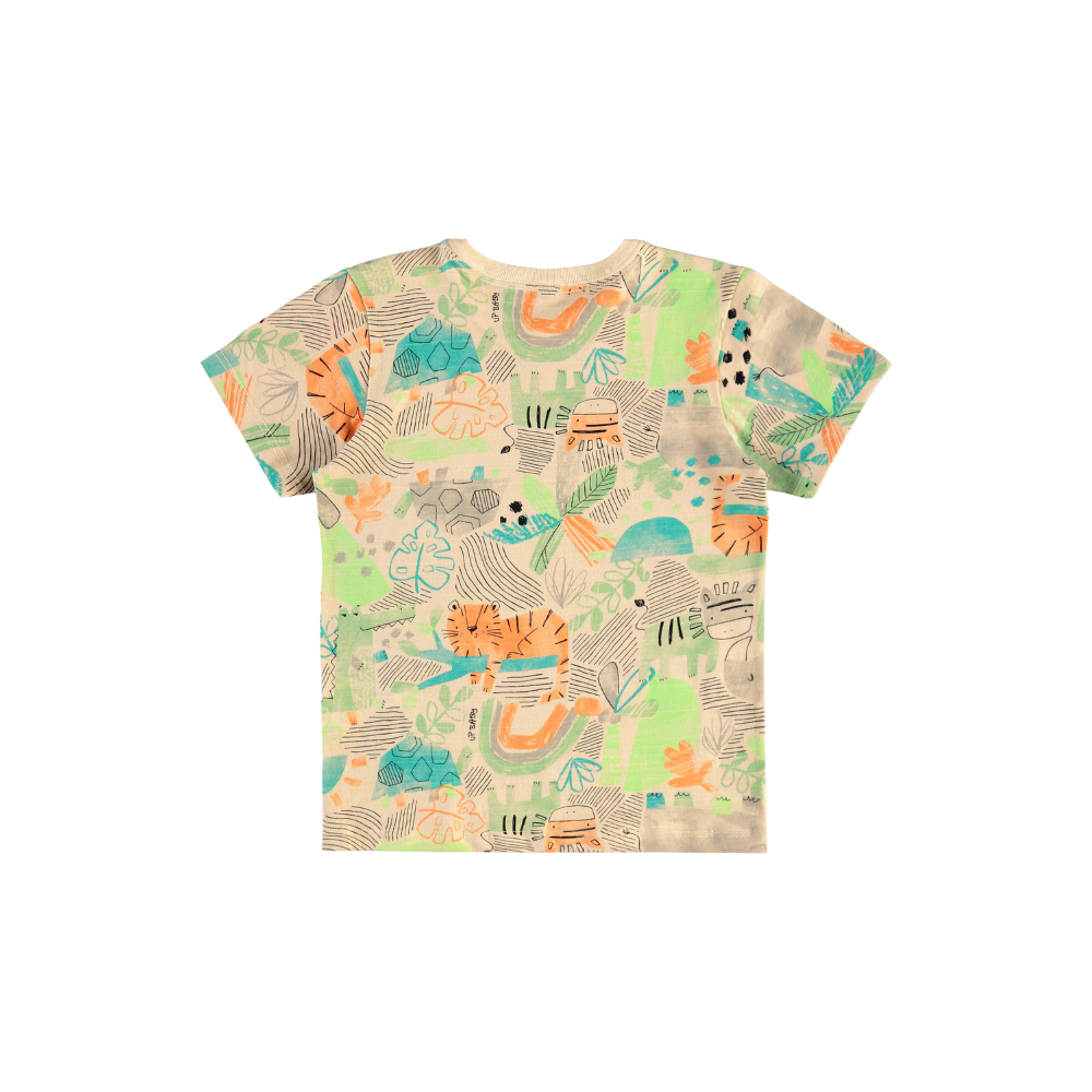 Up Baby | Camiseta con Estampado de Animales para Niños