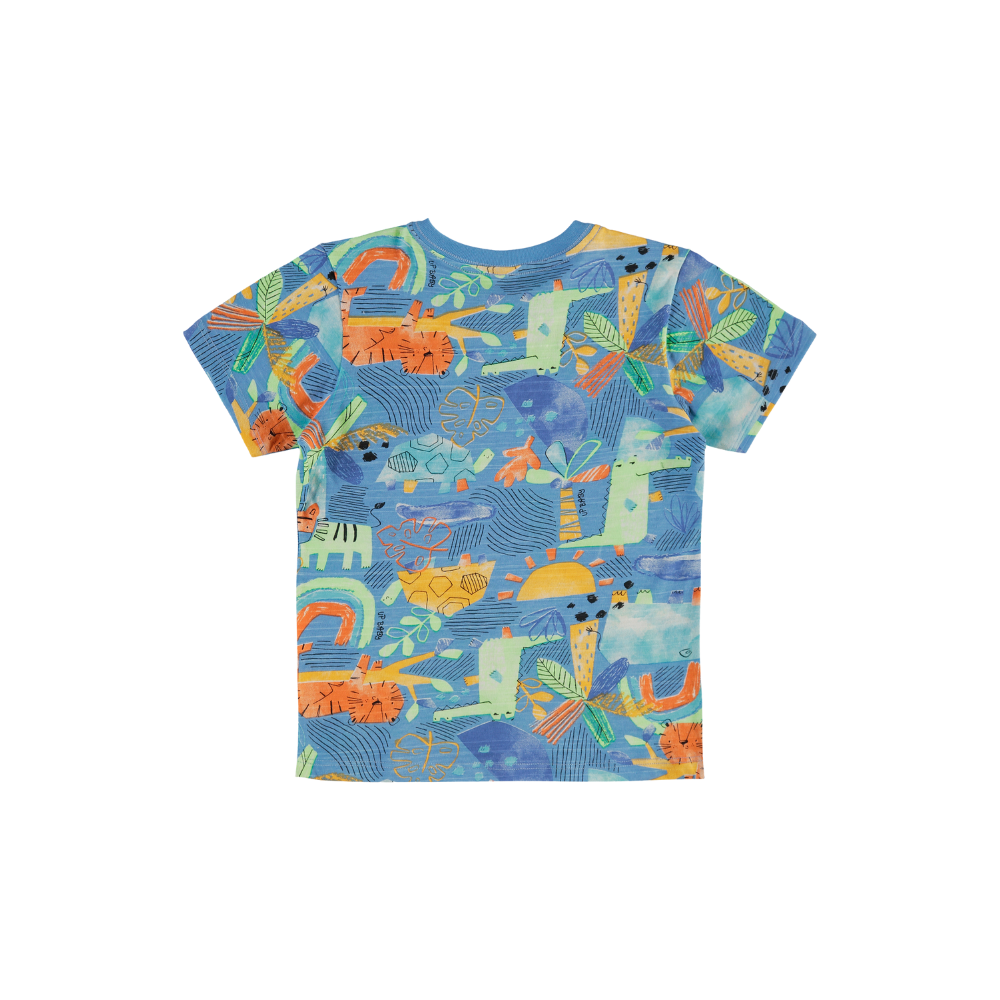 Up Baby | Camiseta con Estampado de Animales para Niños