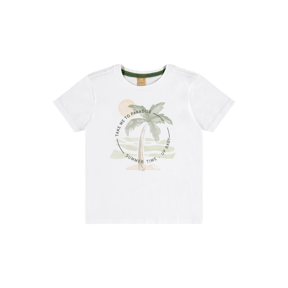 Up Baby | Conjunto de Camiseta Manga Corta y Bermuda para Niños