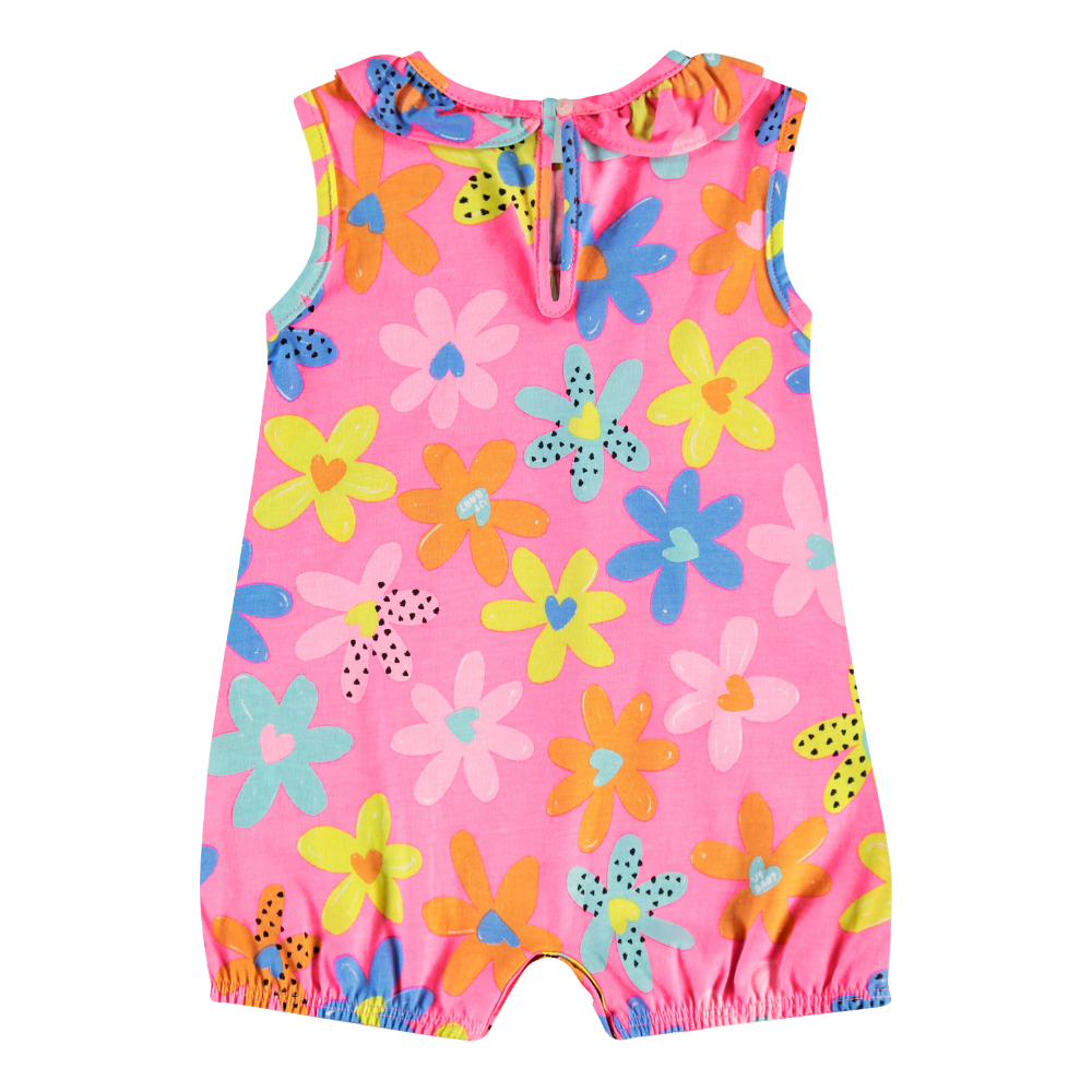 Up Baby | Enterizo con Estampado de Flores para Niña Bebé