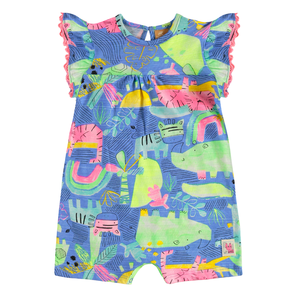 Up Baby | Enterizo y Vincha Punto Flamé para Niña Bebé