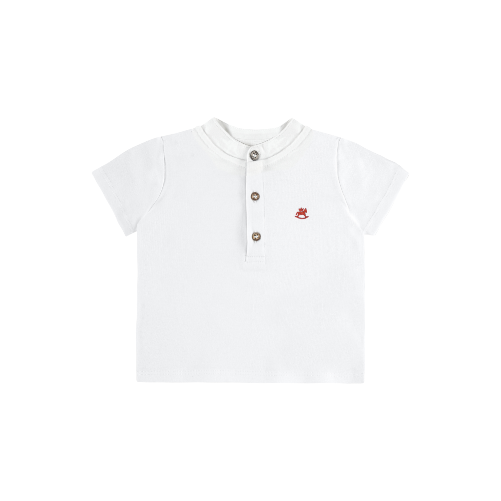 Up Baby | Conjunto de Camiseta de Algodón y Bermuda de Rayas para Niño Bebé