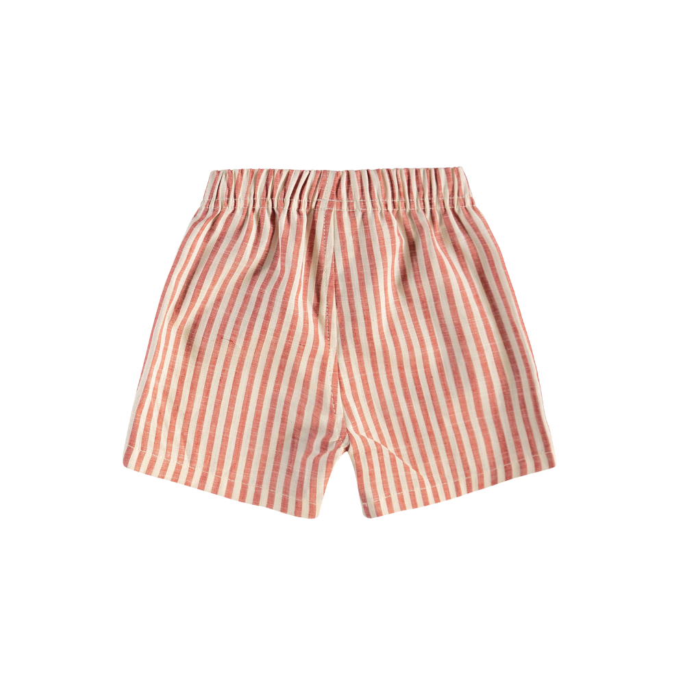 Up Baby | Conjunto de Camiseta de Algodón y Bermuda de Rayas para Niño Bebé