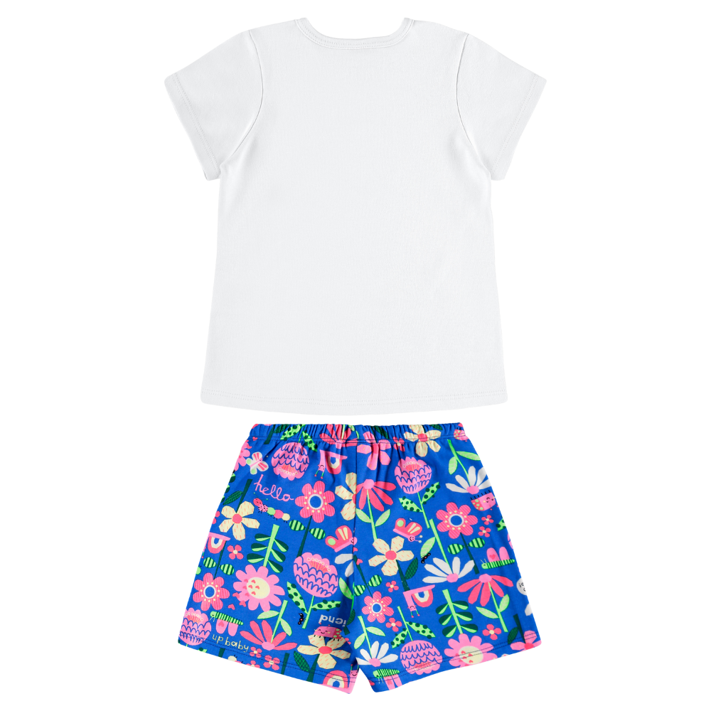 Up Baby | Pijama de Algodón Suave para Niña