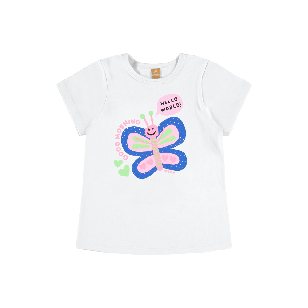Up Baby | Pijama de Algodón Suave para Niña