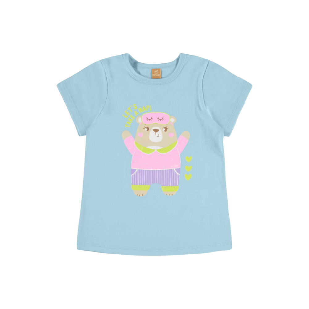 Up Baby | Pijama de Algodón Suave para Niña