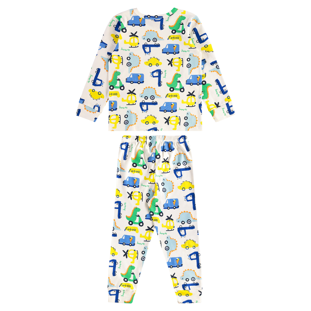 Up Baby | Pijama Larga de Algodón para Niños