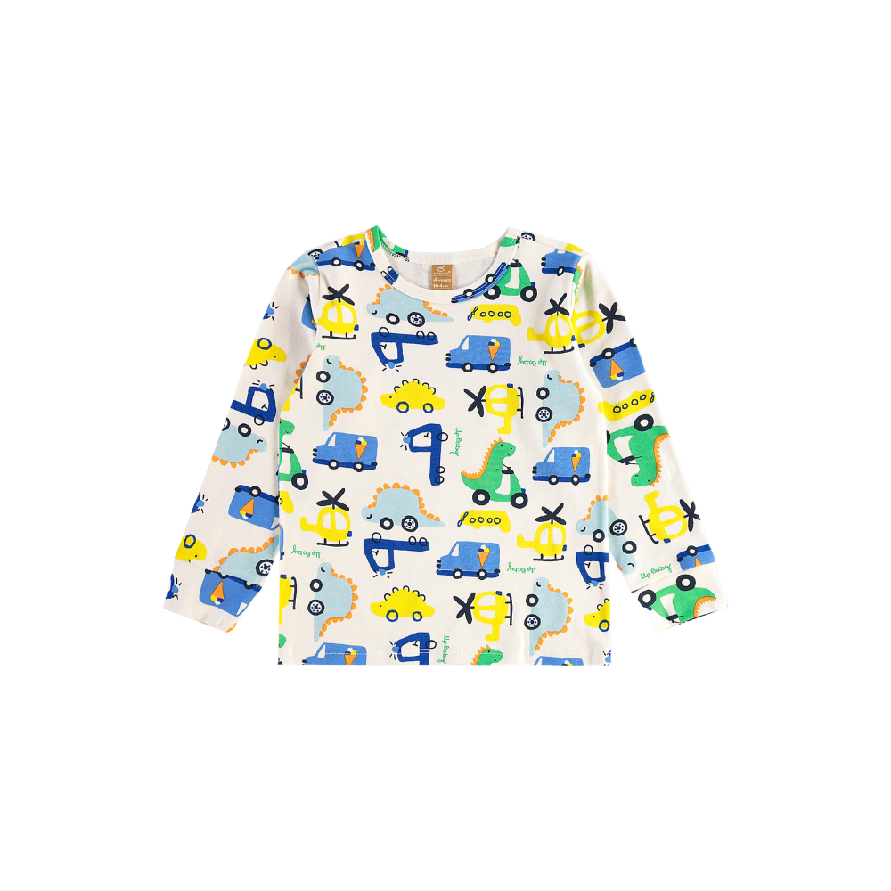 Up Baby | Pijama Larga de Algodón para Niños