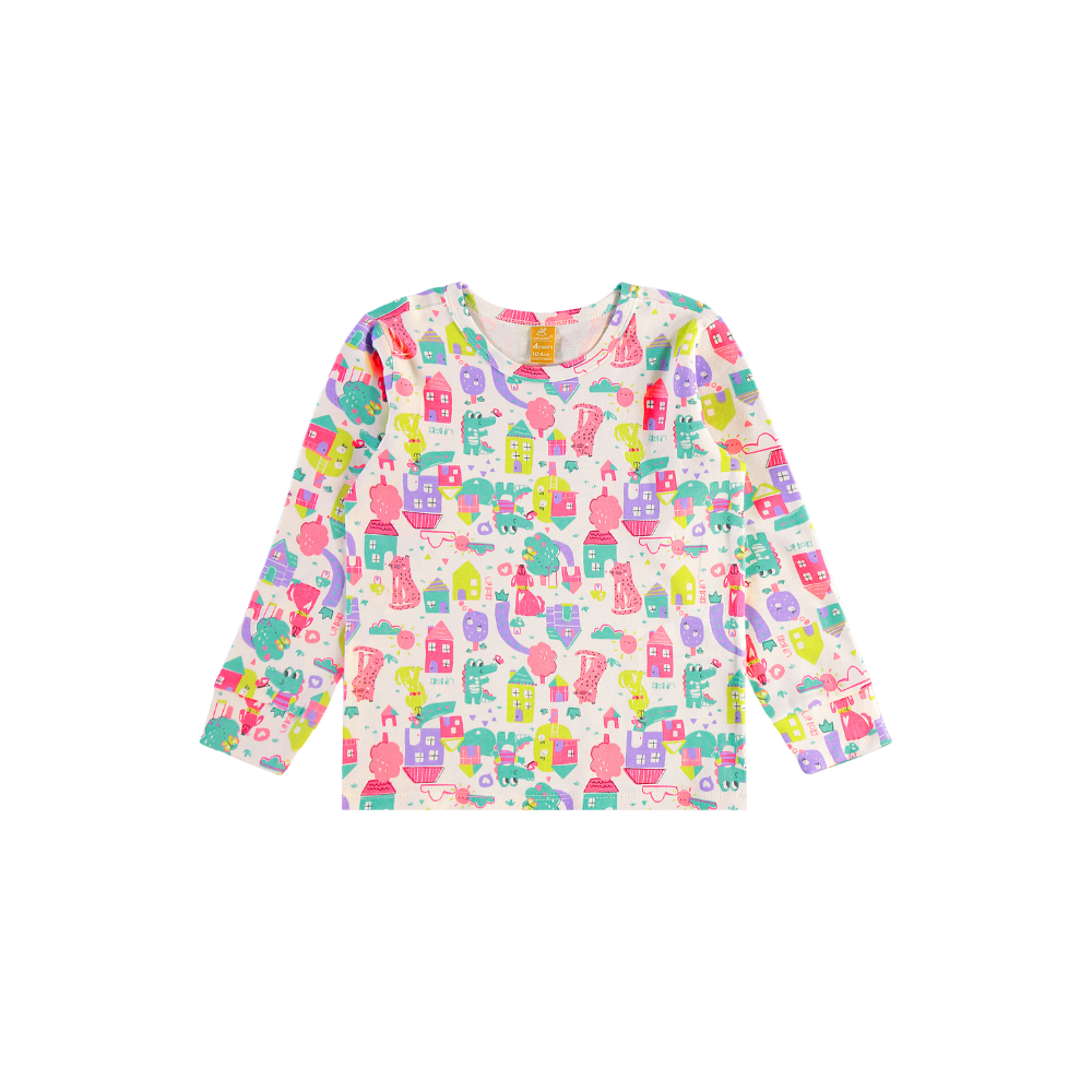 Up Baby | Pijama Larga de Algodón para Niños