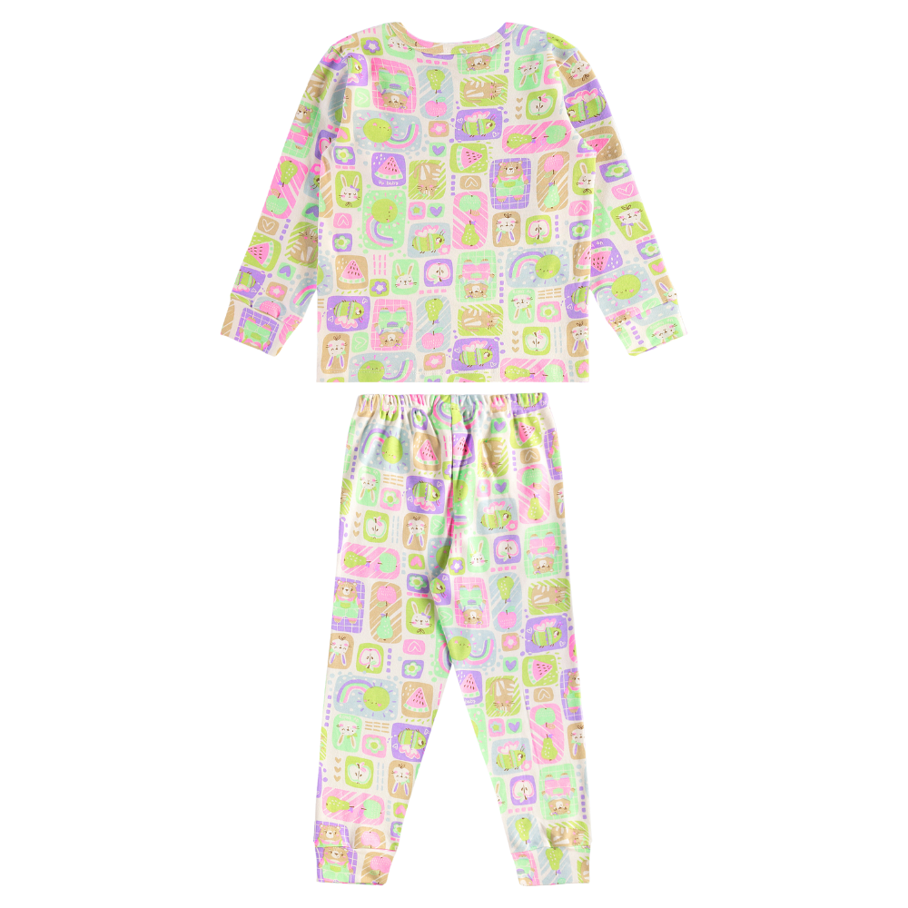 Up Baby | Pijama Larga de Algodón para Niños