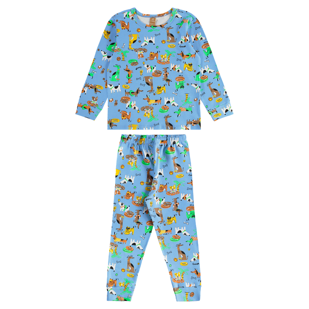 Up Baby | Pijama Larga de Algodón para Niños