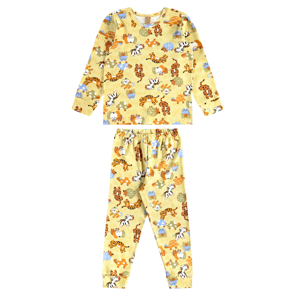 Up Baby | Pijama Larga de Algodón para Niños