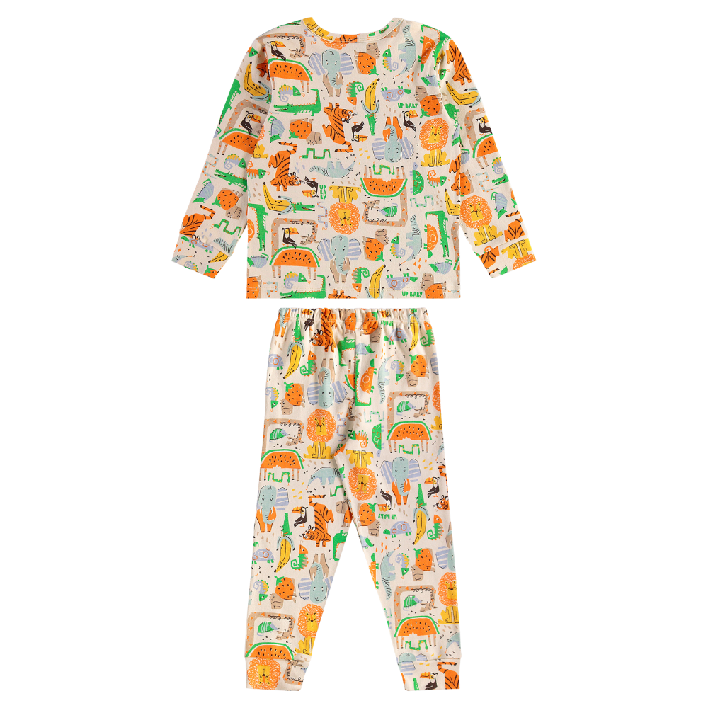 Up Baby | Pijama Larga de Algodón para Niños