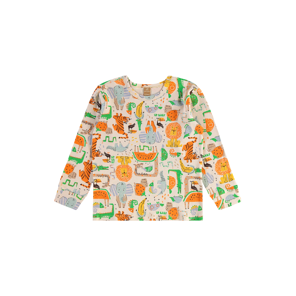 Up Baby | Pijama Larga de Algodón para Niños