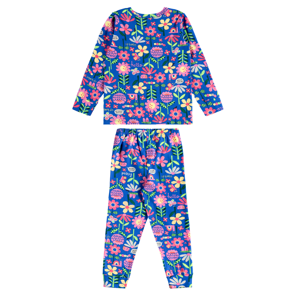 Up Baby | Pijama Larga de Algodón para Niños