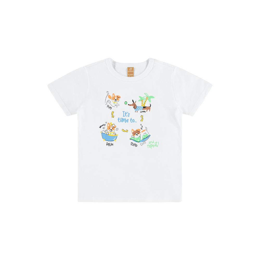 Up Baby | Pijama de Algodón Suave para Niño