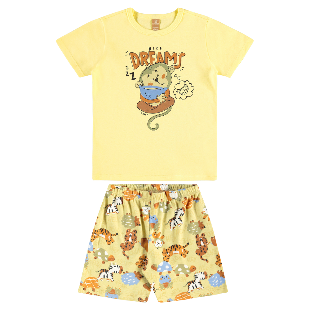 Up Baby | Pijama de Algodón Suave para Niño