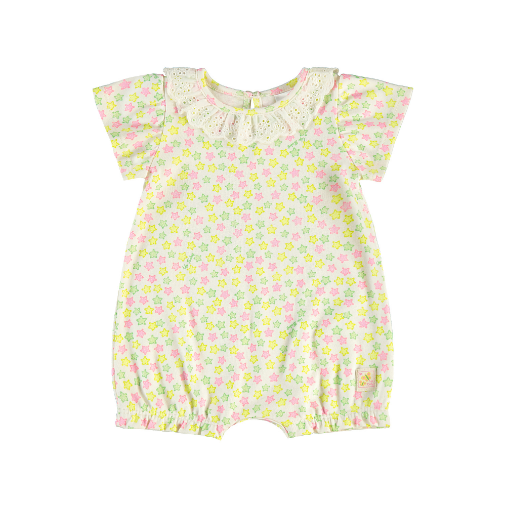 Up Baby | Enterizo con Estampado de Estrellas para Niña Bebé