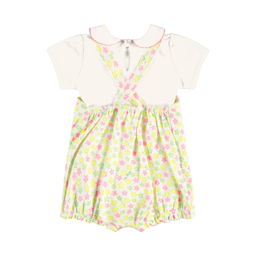 Up Baby | Conjunto de Body y Peto de Algodón para Niña Bebé