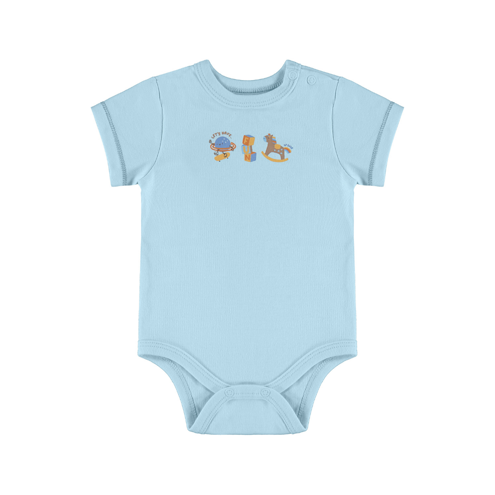 Up Baby |  Conjunto de Body y Short de Algodón para Niño Bebé