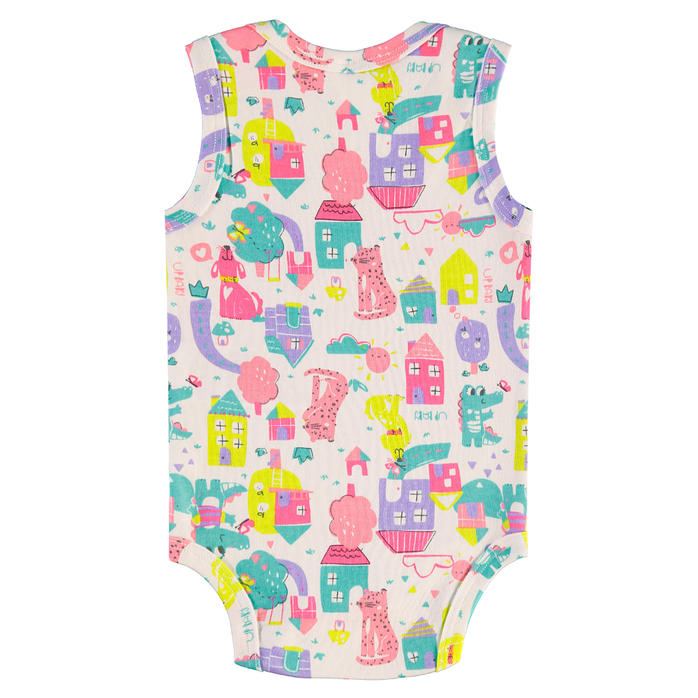Up Baby | Body de Algodón Suave para Niña Bebé