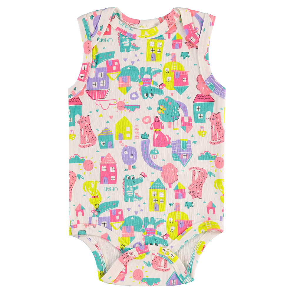 Up Baby | Body de Algodón Suave para Niña Bebé