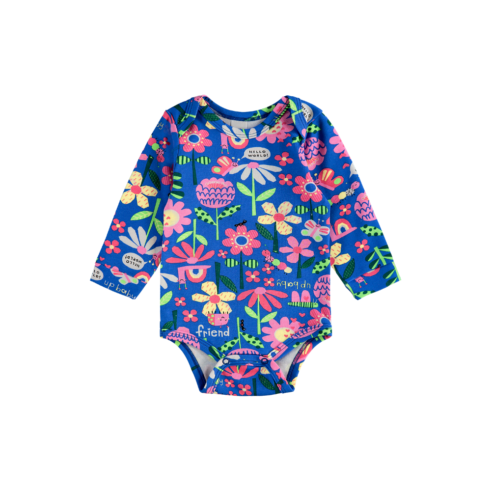 Up Baby | Body Manga Larga para Niña Bebé