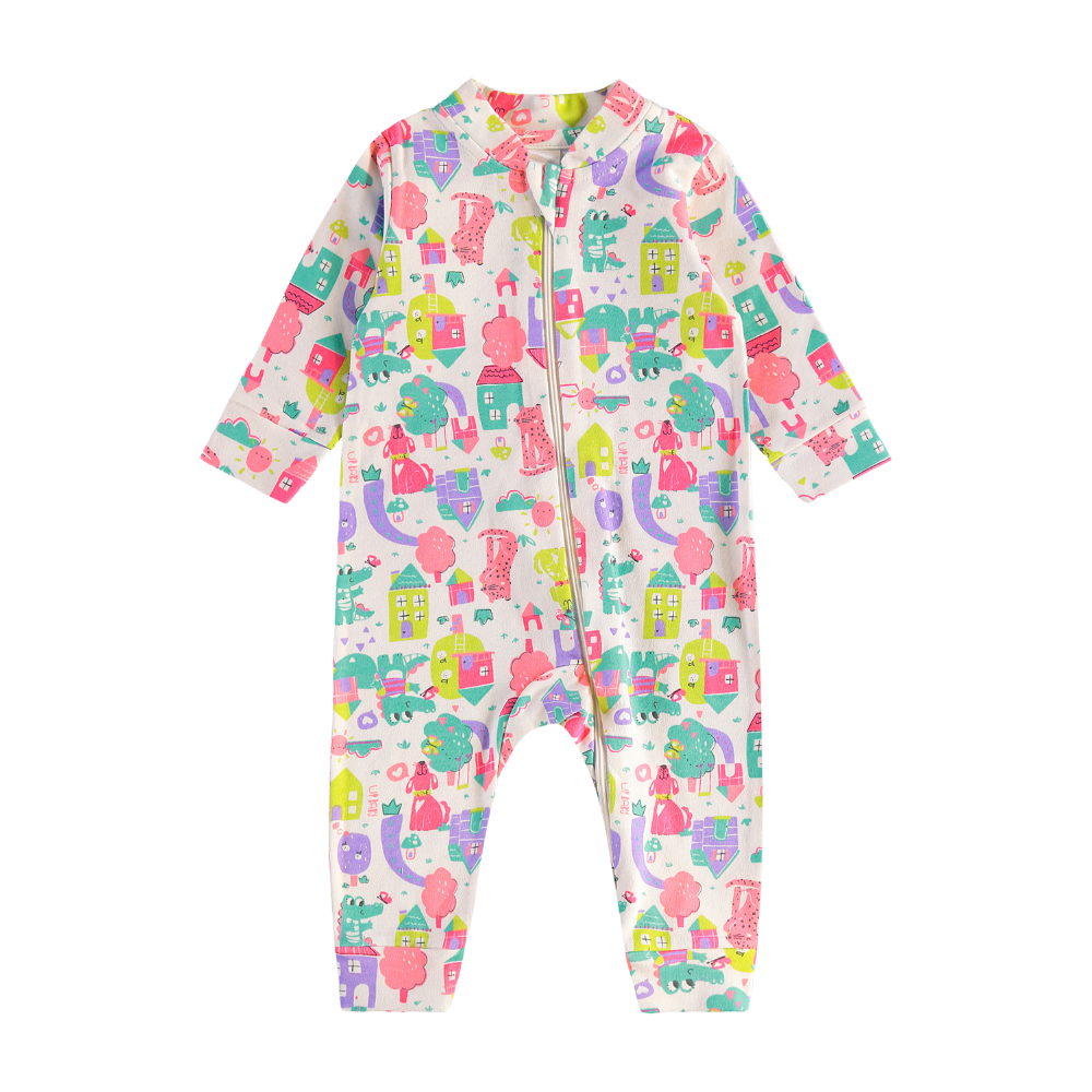 Up Baby | Body Enterizo de Algodón para Niña Bebé