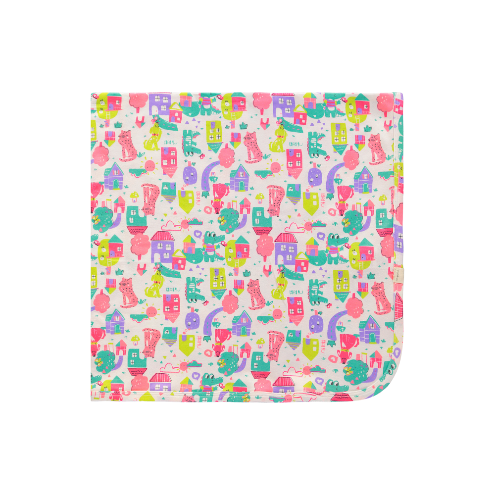 Up Baby | Manta con Estampado para Niña Bebé