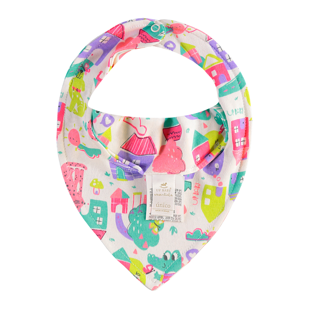 Up Baby | Babero con Estampado para Niña Bebé