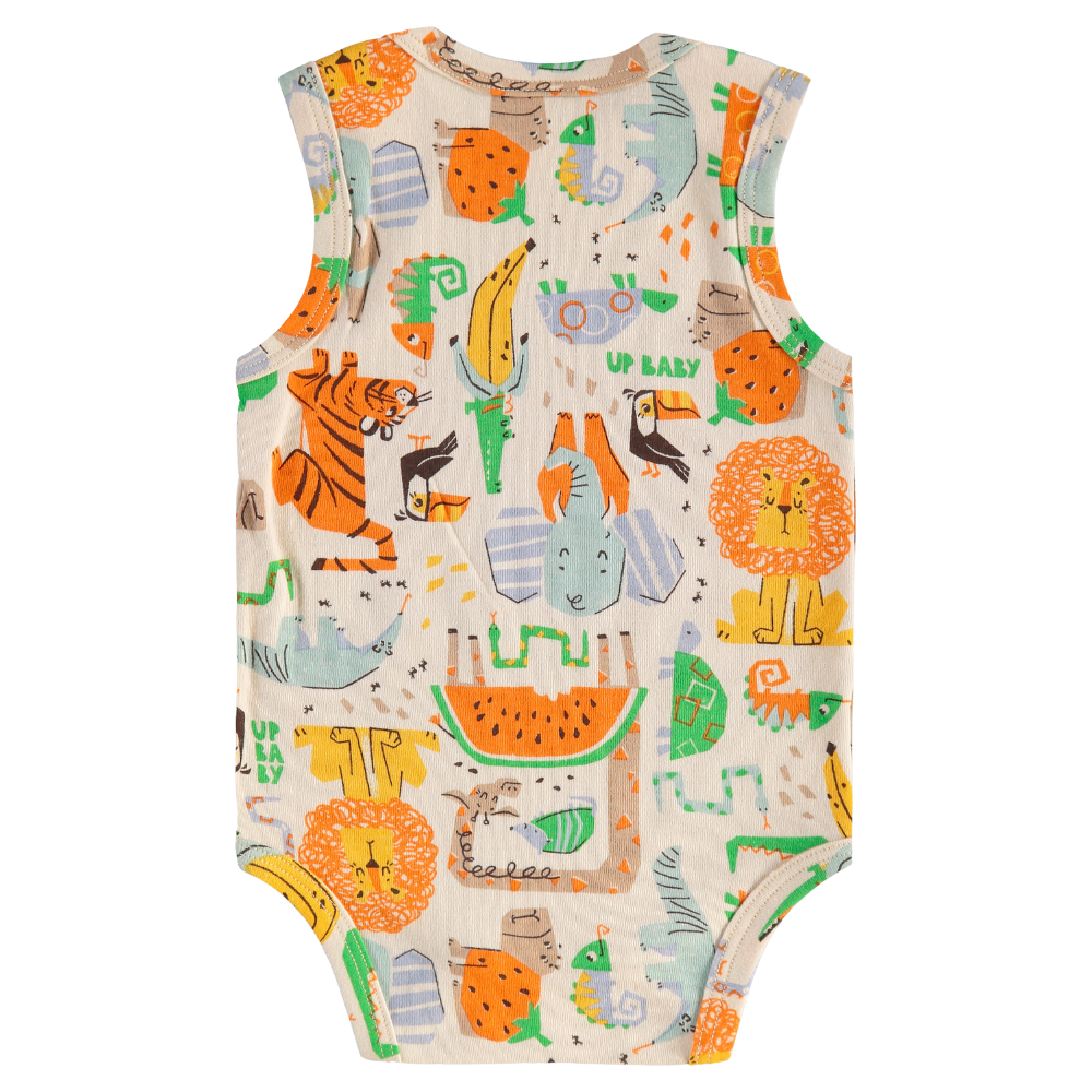 Up Baby | Body con Estampado de Animales para Niño Bebé