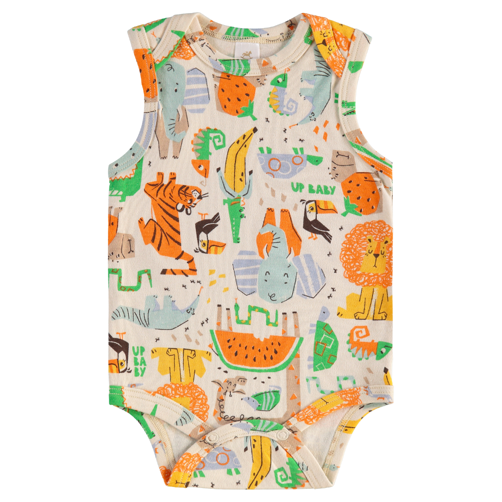 Up Baby | Body con Estampado de Animales para Niño Bebé
