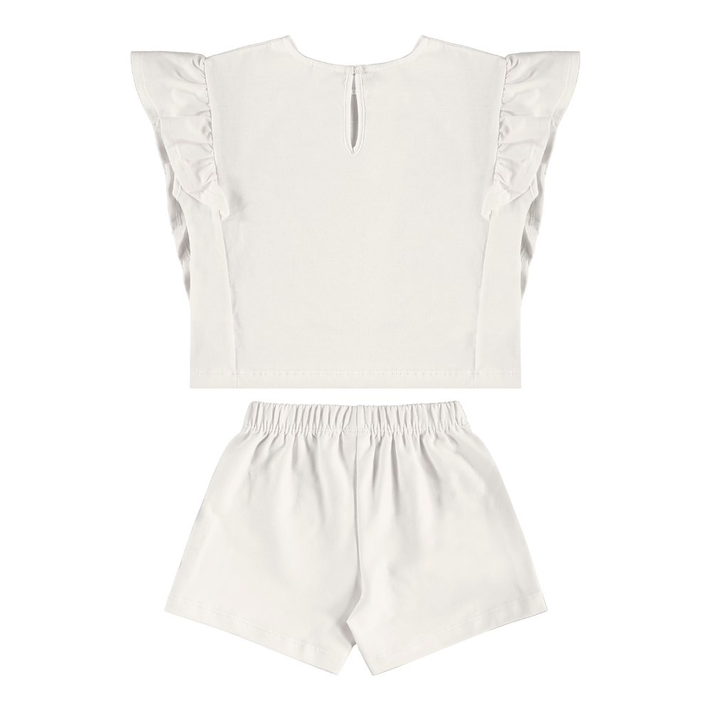 Up Baby | Conjunto de Blusa y Short Bermuda para Niña