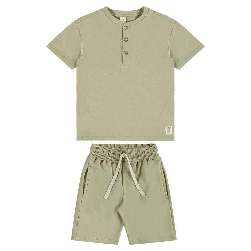 Up Baby | Conjunto de Camiseta y Short Bermuda para Niño