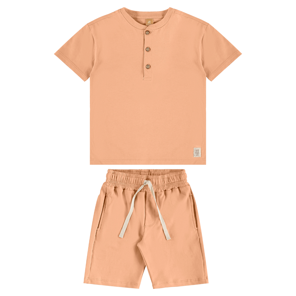 Up Baby | Conjunto de Camiseta y Short Bermuda para Niño