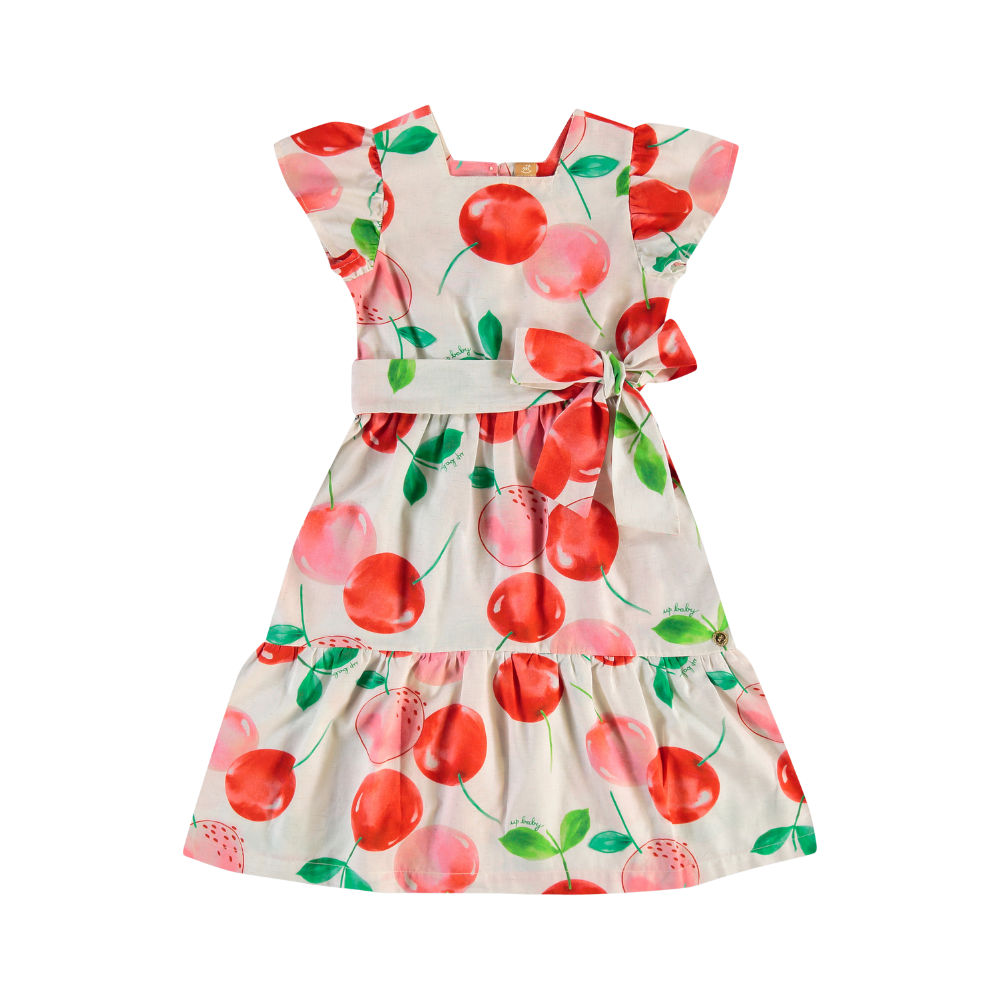 Up Baby | Vestido Tejido con Estampado para Niña
