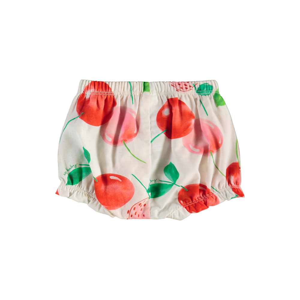 Up Baby | Conjunto de Blusa Manga Corta y Short Estampado para Niña Bebé